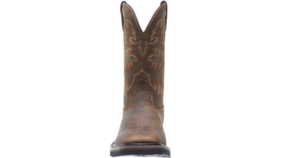 Wolverine Rancher Square-Toe Steel-Toe Wellington Boot - Mens, Dark Brown/Rust, 7 US, Medium, W10702-7M