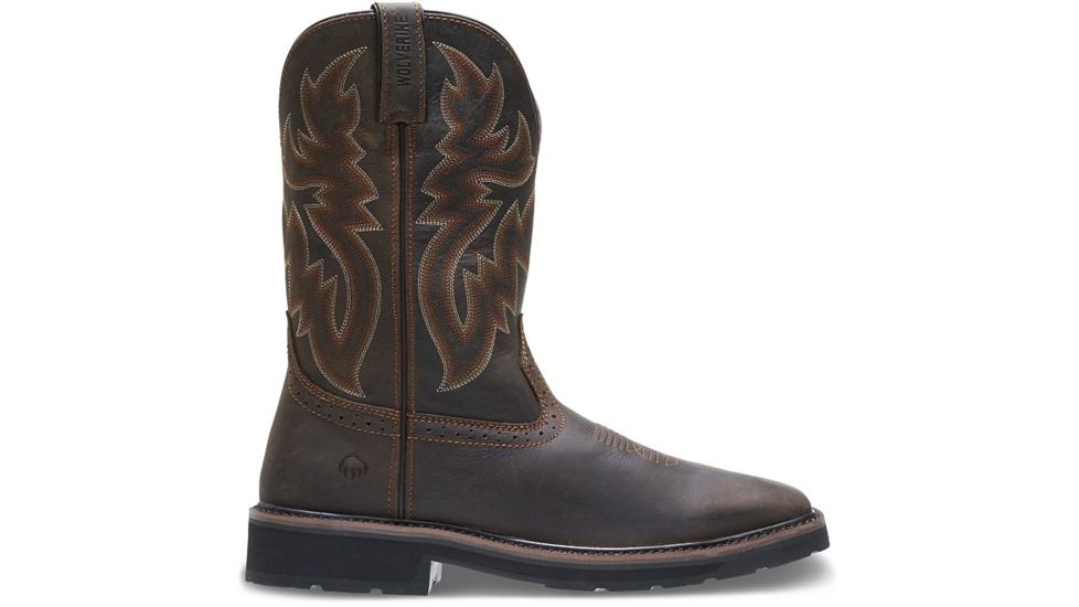 Wolverine Rancher Square-Toe Wellington Boot - Mens, Brown/Rust, 7 US, Medium, W10704-7M