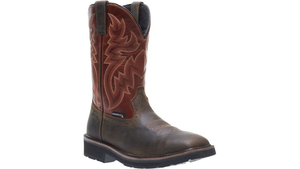 Wolverine Rancher Waterproof Wellington Boot - Mens, Rust/Brown, 9 US, Extra Wide, W10767-9EW