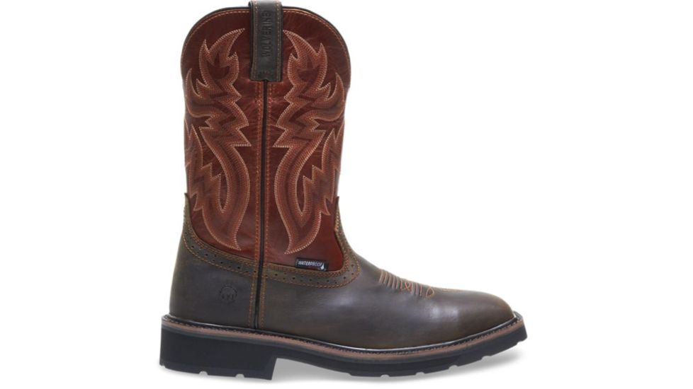 Wolverine Rancher Waterproof Wellington Boot - Mens, Rust/Brown, 9 US, Extra Wide, W10767-9EW