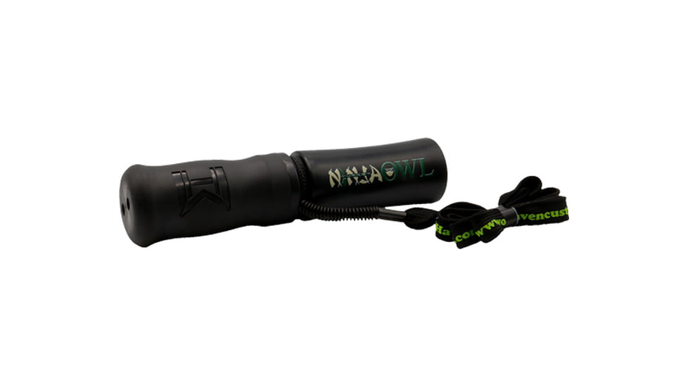 Woodhaven Calls Custom Calls Ninja Owl, Plastic Barrel, Black, WH220