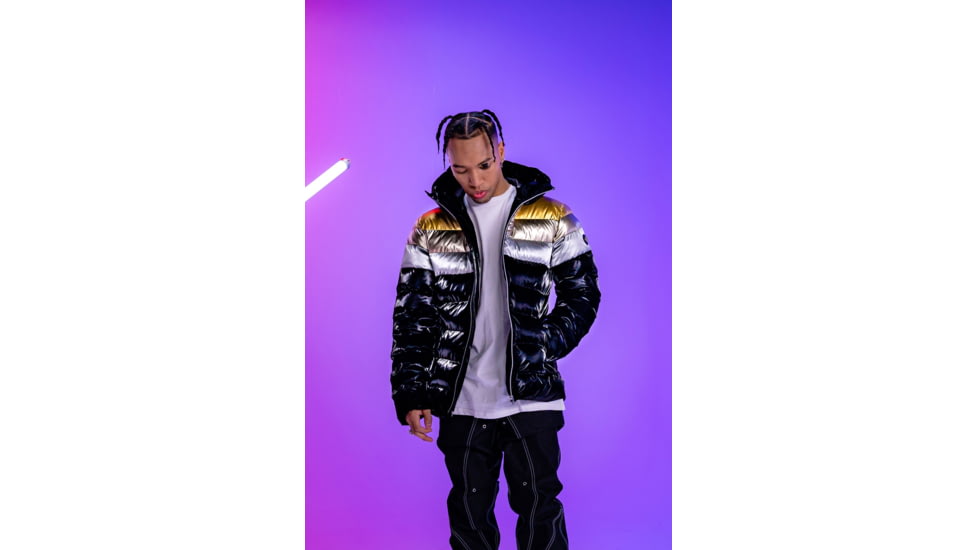 Woodpecker Medium Weight Sparrow Coat - Mens, Firebird/Black Gold, XL, WPM004-FB-XL