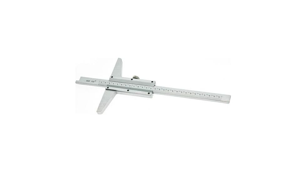 Shop Fox 7 in. Vernier Scale Depth Gauge w/ 3.5 in. Base, 1/32 in. Increments D2800