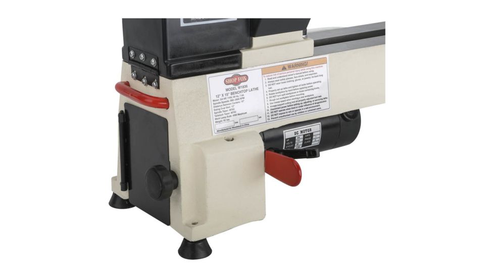Shop Fox 12in x 15in Benchtop Wood Lathe, W1836