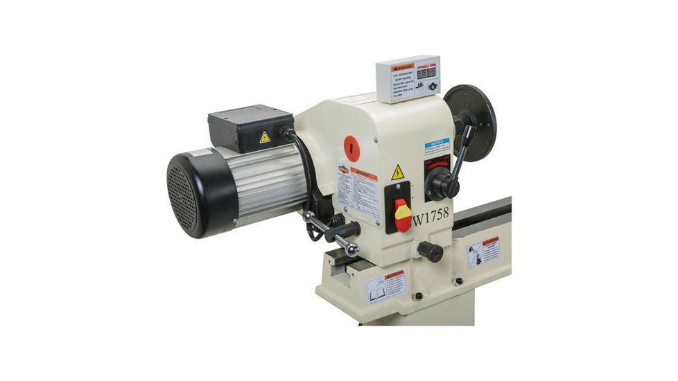 Shop Fox 16in x 46in Wood Lathe with Stand &amp; DRO, W1758