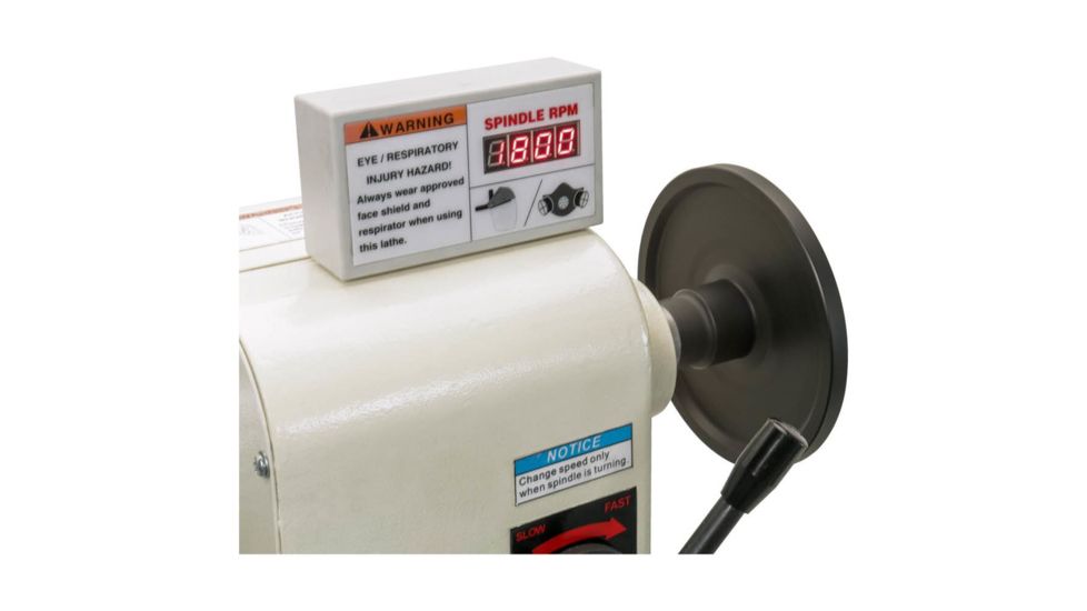 Shop Fox 16in x 46in Wood Lathe with Stand &amp; DRO, W1758