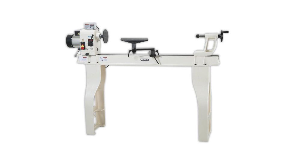 Shop Fox 16in x 46in Wood Lathe with Stand &amp; DRO, W1758