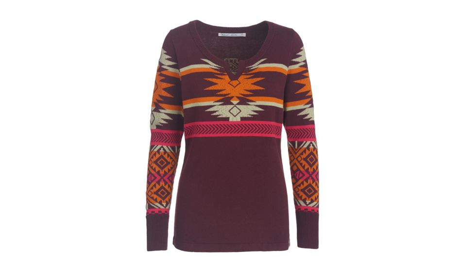 Woolrich Avalanche Split Neck Sweater - Women's, Wine Multi, XS, 13590-WNM-XS-R