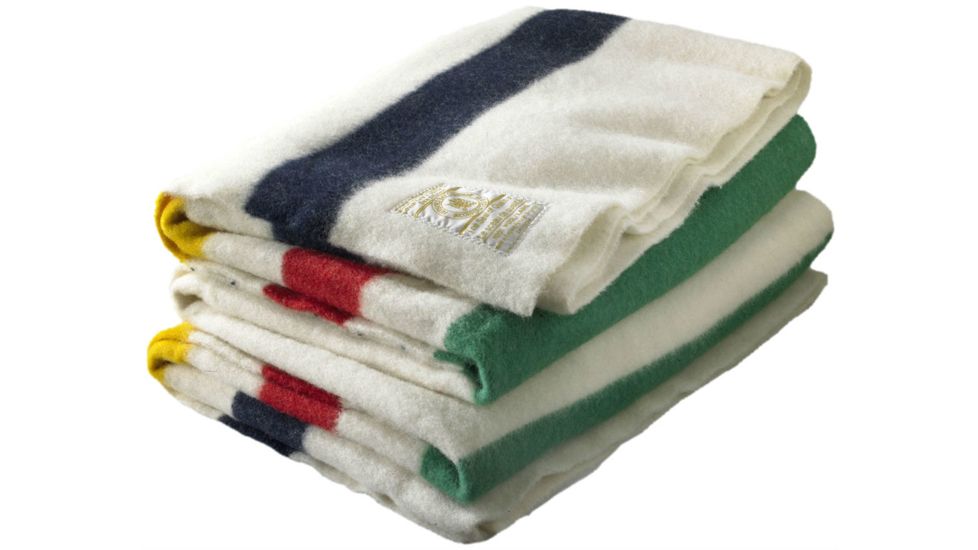 Woolrich Hudsons Bay Multi Wool 4 Point Blanket-No Color