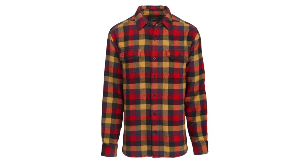 Woolrich Men's Oxbow Bend Flannel Shirt, Red Multi, L 6111-RML-REDMULTI-L-DEMO
