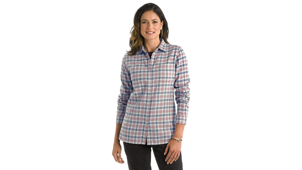 Woolrich Pemberton Shirt - Women's-Blue Haze Tartan-Small