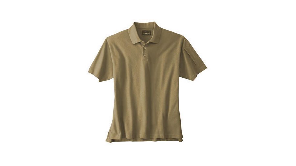 Woolrich Tactical Elite Men's Elite Short Sleeve Tactical Polo, Khaki, S WL44435TNRS