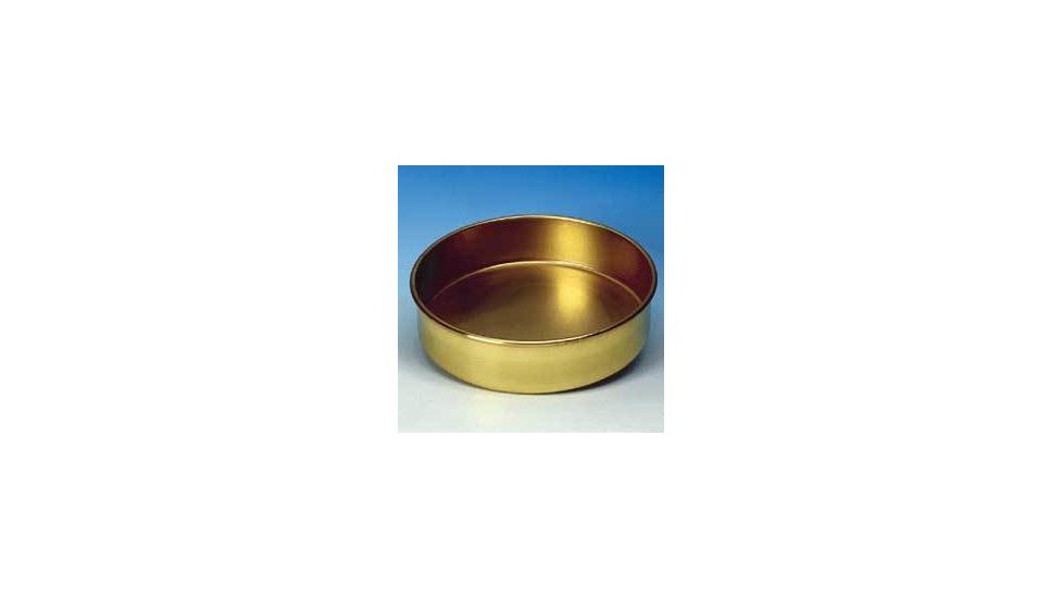 WS Tyler Sieve Receiver Pans, Tyler 8481 Full Height Pan, Brass