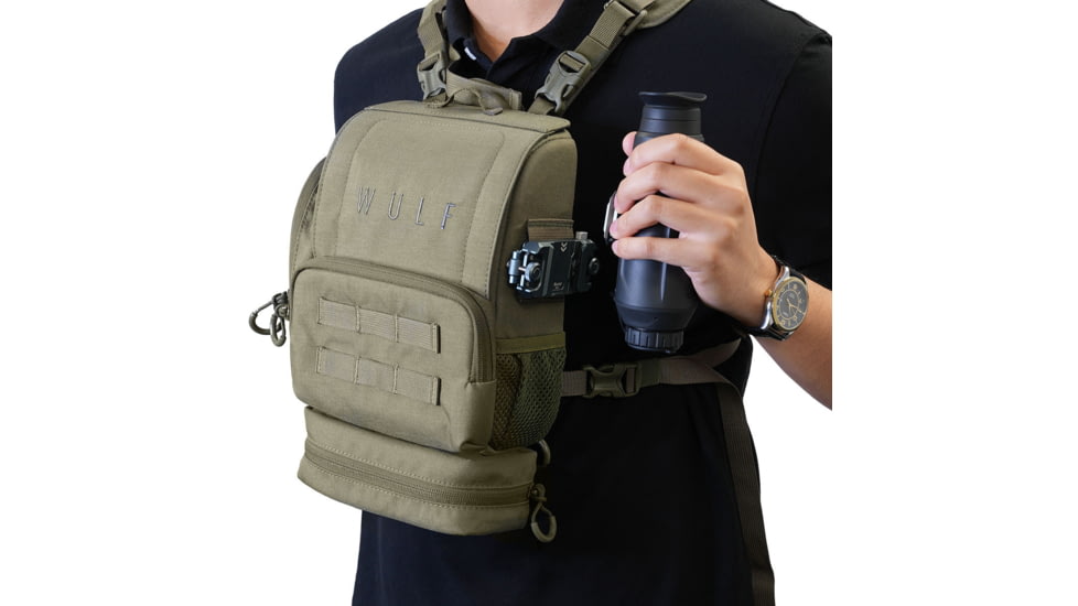 Wulf Optics Guardian Binocular Harness w/Quick Detach Thermal System, Tan, WU6502
