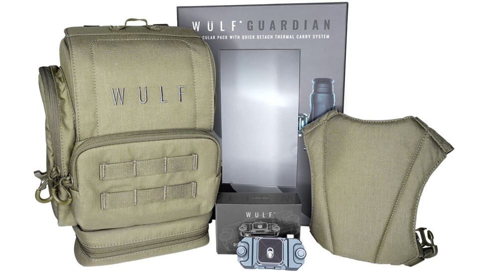 Wulf Optics Guardian Binocular Harness w/Quick Detach Thermal System, Tan, WU6502