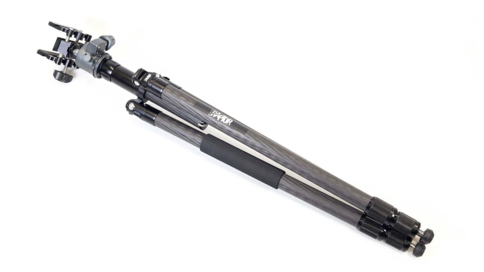 Wulf Optics RAPTOR Carbon Fibre Tripod Shooting System w/ Ball Head, Gun Clamp and Arca Adapter Kit, Grey, WU7300