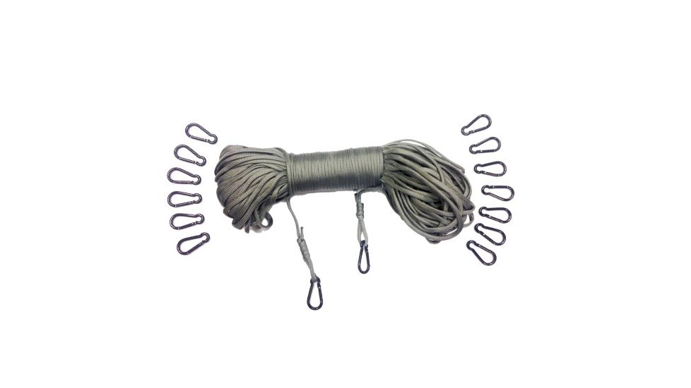 X-Stand Hoist Rope Kit w/300ft of Rope/ 15 Carabiners, Gray XALT560