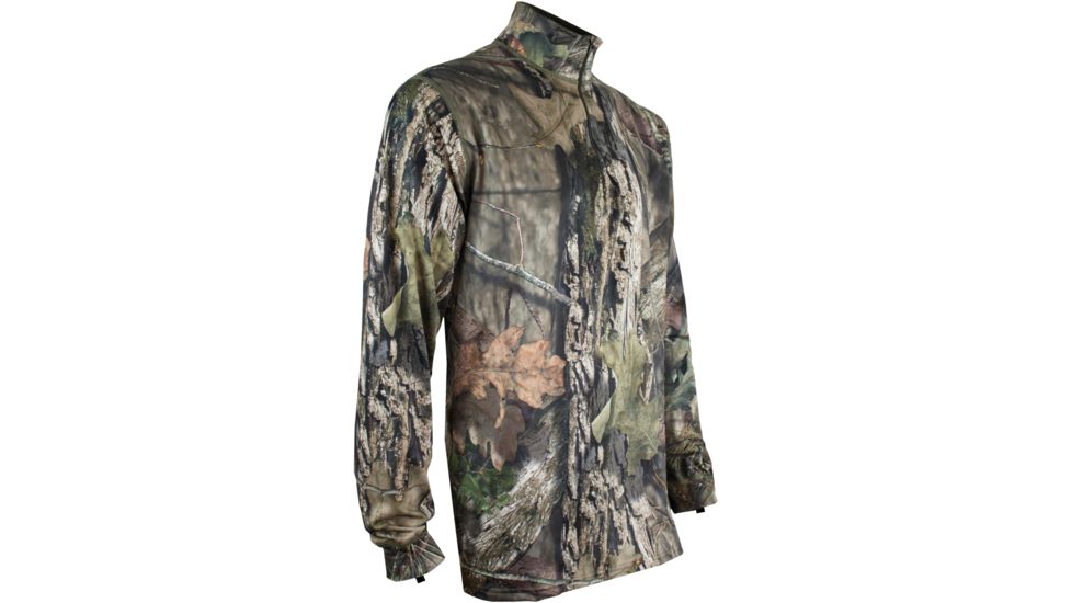 XGO Men's Phase 4 Zip Mock, Mossy Oak Break Up Country, Small, 4P11DQHP-S-91