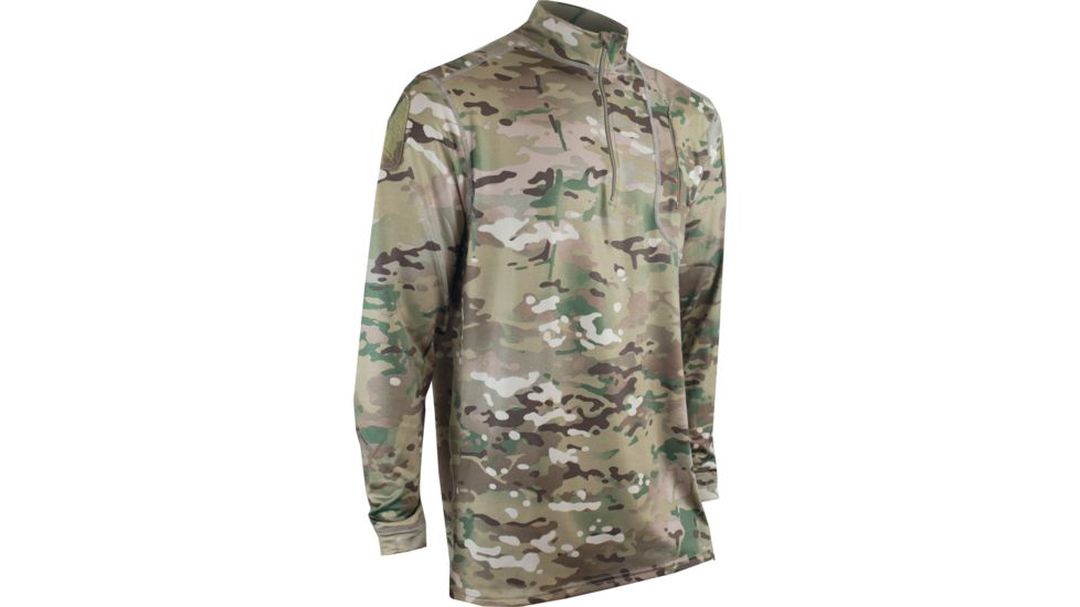 XGO Men's Phase 4 DWR Zip Mock, Multicam, Medium, 4P011DQP-M-93