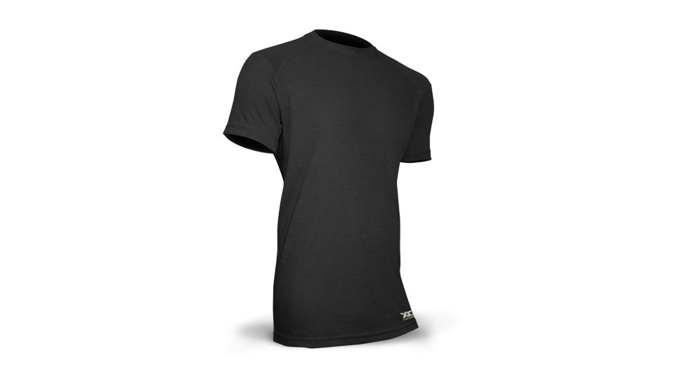 XGO Mens Phase 2 Flame Retardant Relaxed Fit Short Sleeve T shirt, Black, 2XL 2F16M-2XL-60