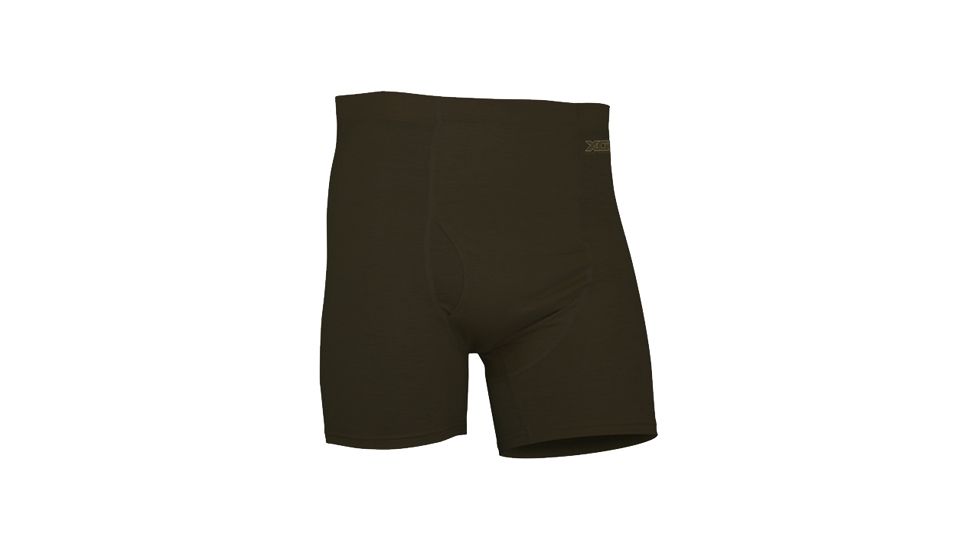 XGO Mens Phase 3 Flame Retardant Compression Boxer Brief, Coyote, XL 3FX13X-XL-79