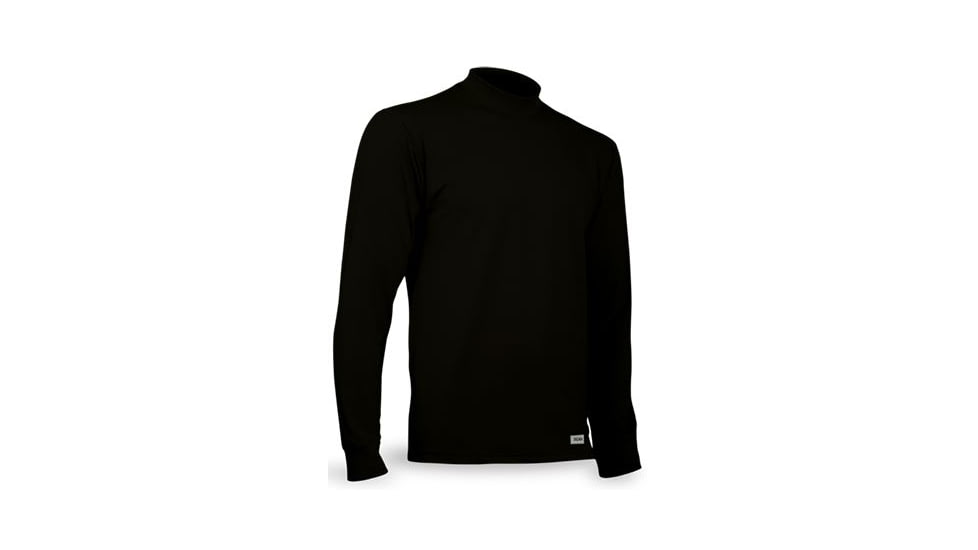 XGO Mens Phase 4 Flame Retardant Long Sleeve Crew, Black, XL 4P11A-XL-60