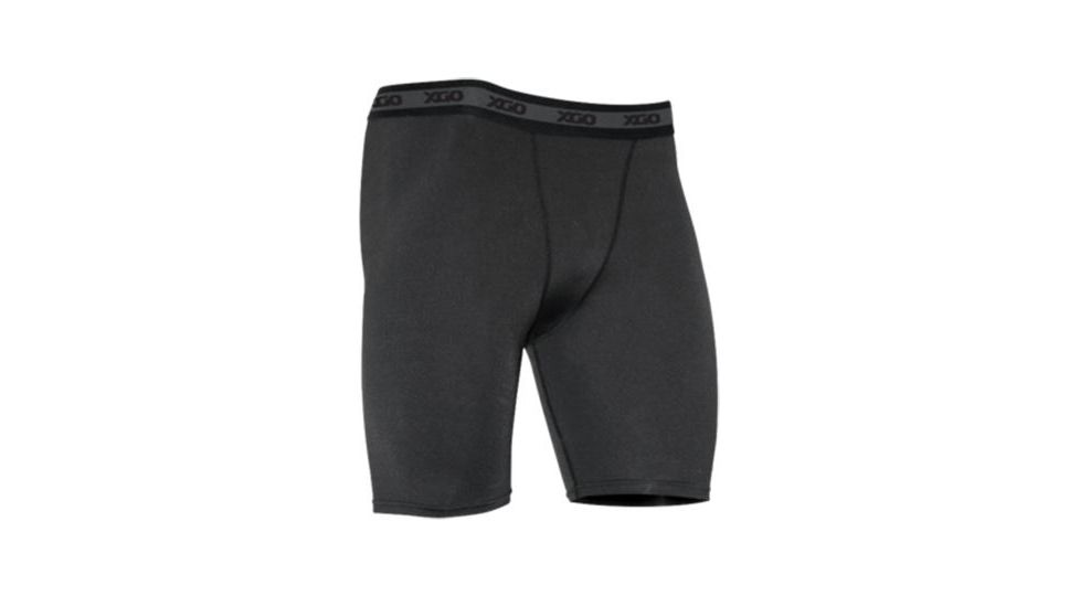XGO Mens Power Skins Collection Compression Short, Black, M 3GX52Y-M-60