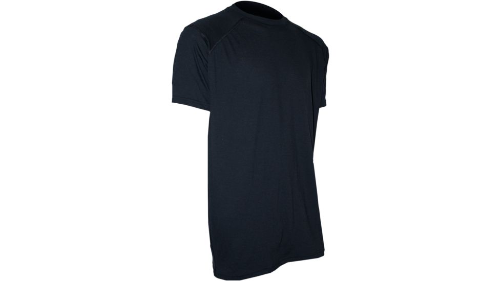 XGO Montana Wool 1.0 Short Sleeve Crew, Black, Small, 1XW16M-S-60