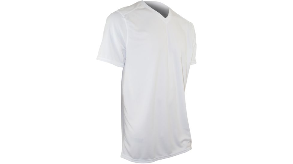 XGO Phase 1 Men's V-Neck T-Shirt, White, Medium, 1G16J-M-10