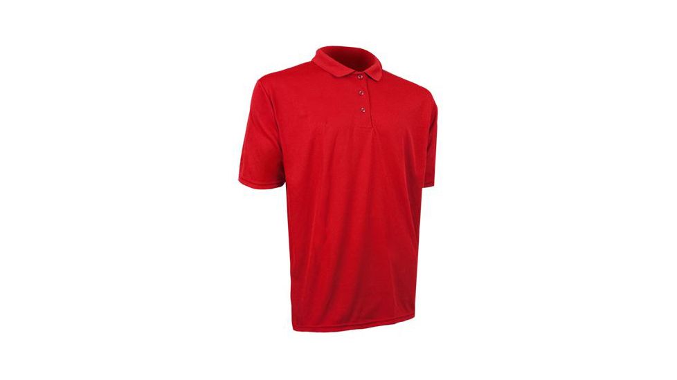 XGO Phase 1 Performance Polo Shirt, Red, XL 1G16C-XL-55