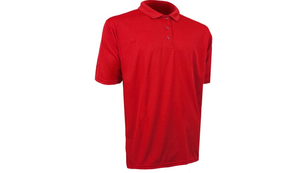 XGO Phase 1 Polo Shirt with Microphone Clip, Red, M 1G16CMC-M-55