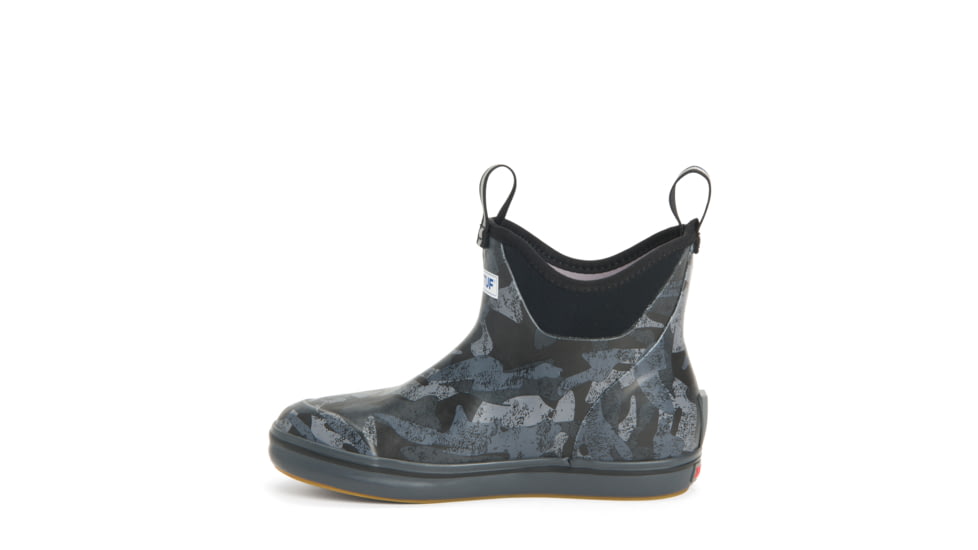 Xtratuf 6 in Buoy Ankle Deck Boot - Womens, Black Camo, 7, XWAB-002-CAM-070