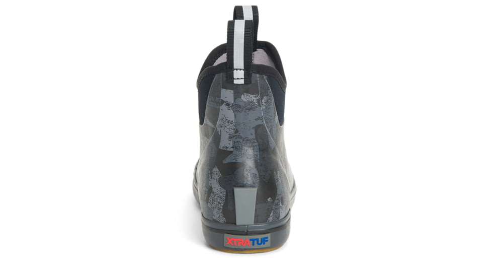 Xtratuf 6 in Buoy Ankle Deck Boot - Womens, Black Camo, 7, XWAB-002-CAM-070