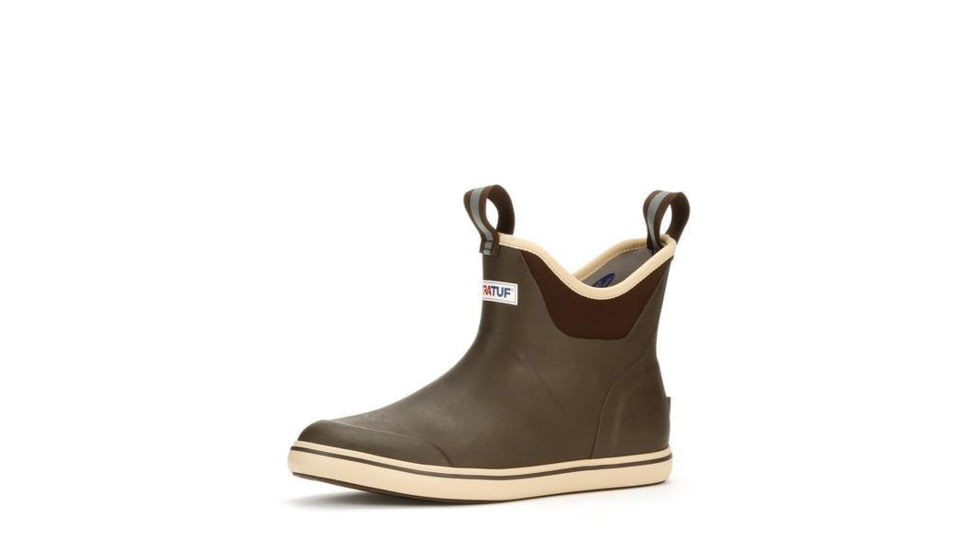 Xtratuf 6 in Buoy Ankle Deck Boot - Womens, Brown, 5, XWAB-900-BRN-050