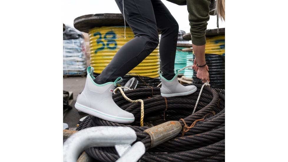Xtratuf 6 in Buoy Ankle Deck Boot - Womens, Gray, 11, XWAB-102-GRY-110