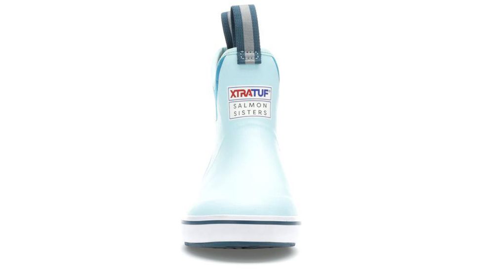 Xtratuf 6 in Salmon Sisters Ankle Deck Boots - Women's, Light Blue, 10, 22592-BLU-100