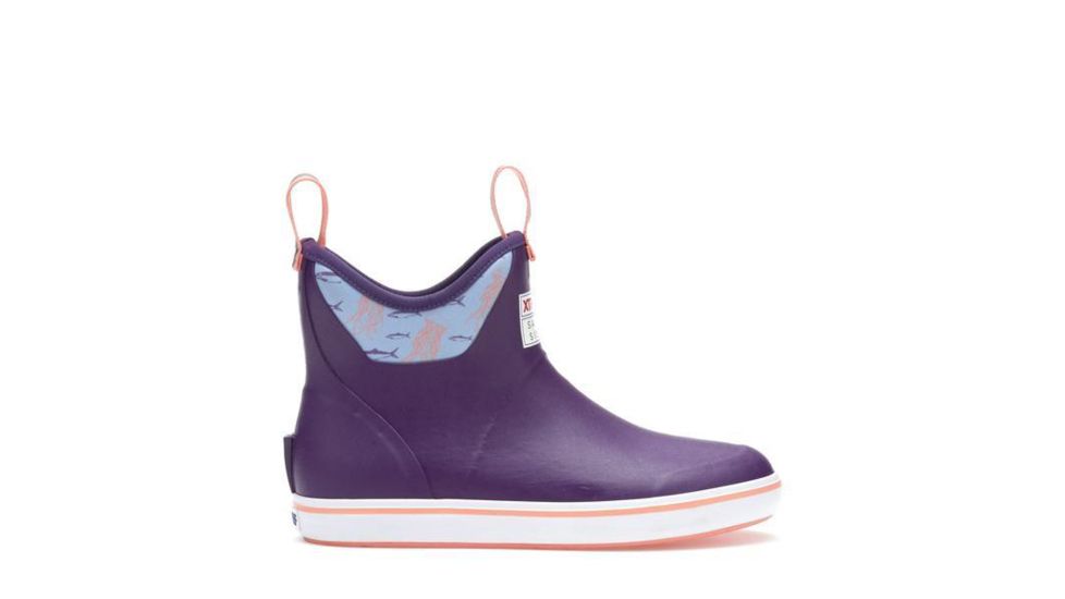 Xtratuf 6 in Salmon Sisters Ankle Deck Boots - Women's, Purple, 7, 22591-PUR-070