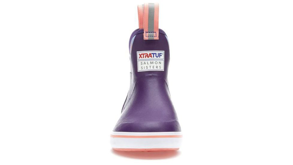 Xtratuf 6 in Salmon Sisters Ankle Deck Boots - Women's, Purple, 7, 22591-PUR-070