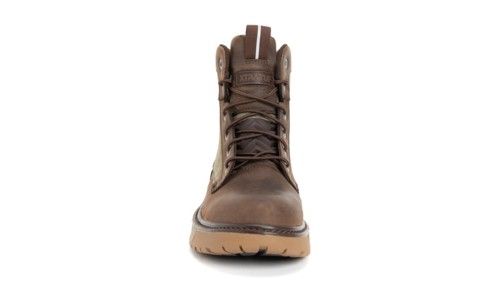 Xtratuf Bristol Bay Leather Canvas Boot - Mens, Brown, 10, XBF-903-BRN-100
