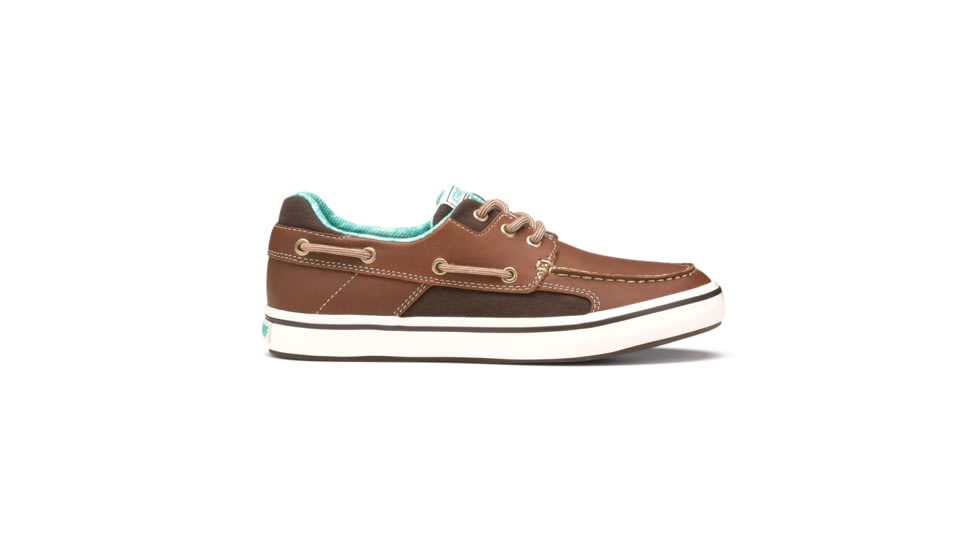 Xtratuf Finatic II - Salmon Sisters - Mens, Brown/Kelp, 6, XFN-900-BRN-060