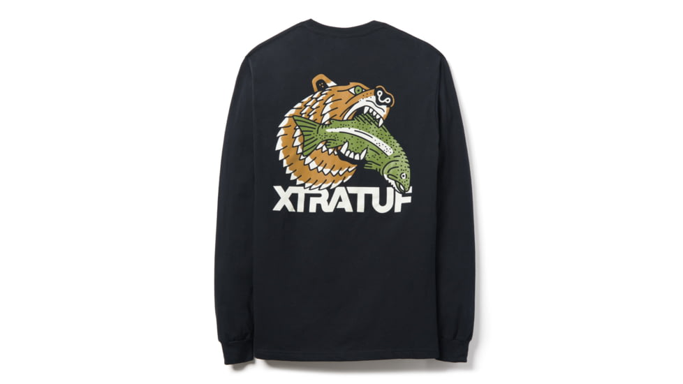 Xtratuf Long Sleeve Grizzly Tee - Men's, Black, MD, XALS-1BS-BLK-MED