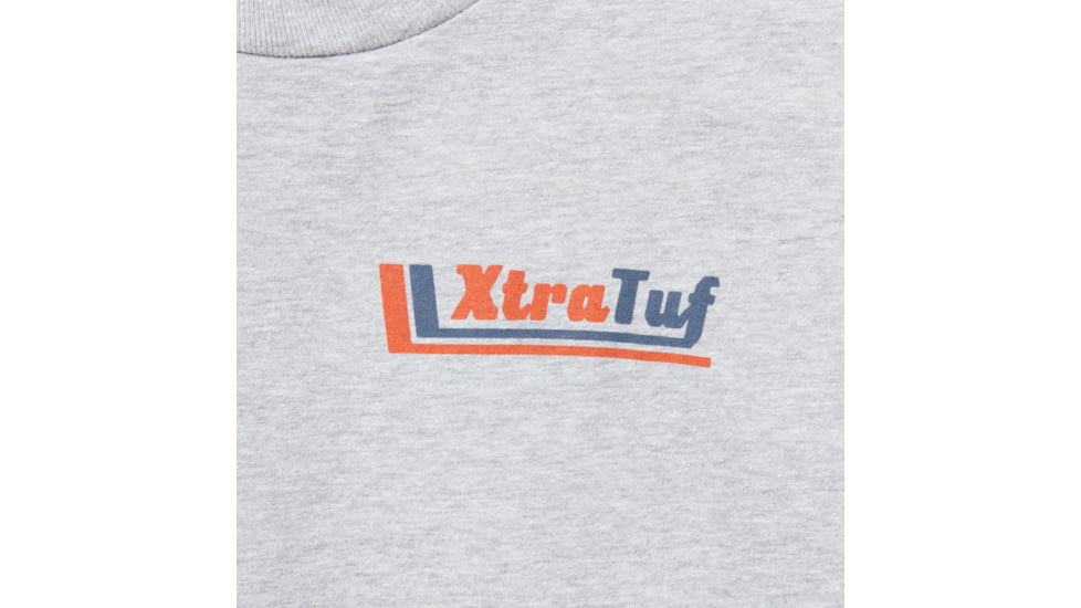 Xtratuf Retro Tee - Mens, Blue/Gray, Large, XAT-1RA-GRY-LRG