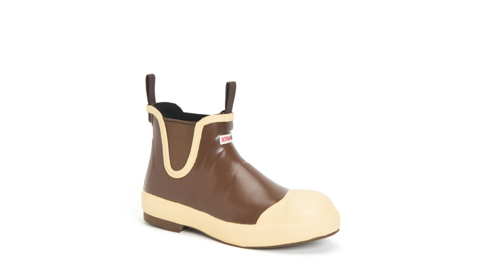 Xtratuf Steel Toe 6 in Legacy Ankle Deck Boot - Mens, Brown, 13, LDB-STL-BRN-130