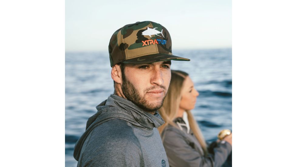 Xtratuf Tuna Flat Brim Snapback Cap - Mens, CAMO, Medium, XA-107H-CAM-000