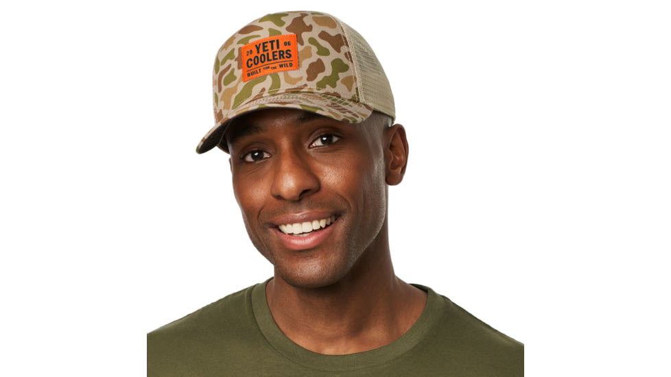 Yeti Coolers Camo Trucker Hat