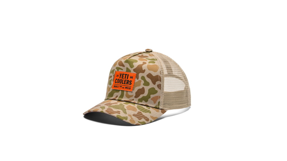 Yeti Coolers Camo Trucker Hat