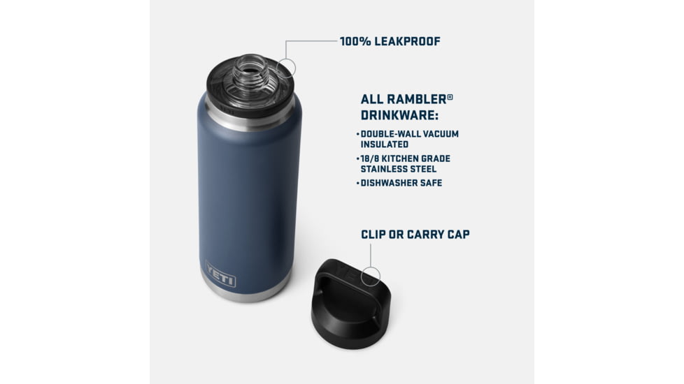 Yeti Rambler 36 oz Water Bottle w/Chug Cap