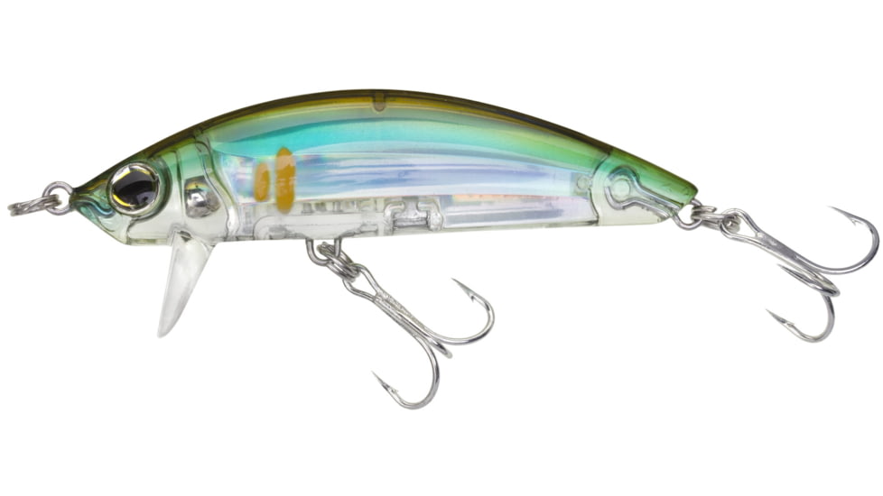 Yo-Zuri 3D Inshore Surface Minnow, Floating 7/16oz 3-1/2in 1/2 Ft #6 Hooks Ayu, R1215HHAY