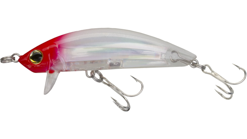 Yo-Zuri 3D Inshore Surface Minnow, Floating 7/16oz 3-1/2in 1/2 Ft #6 Hooks Red Head, R1215C5