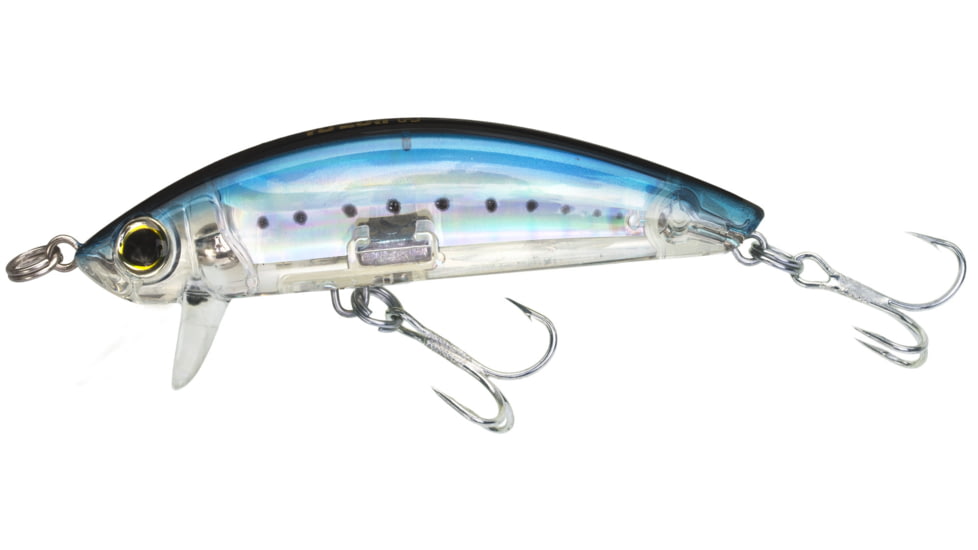 Yo-Zuri 3D Inshore Surface Minnow, Floating 7/16oz 3-1/2in 1/2 Ft #6 Hooks Sardine, R1215GHIW